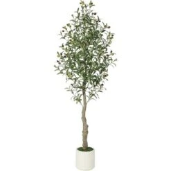 Faux Olive Tree With Moss And Planter Pot, Realistic Olive & Leaves Artificial Tree Tall Plants For Home Yard Office Decor Indoor Outdoor 19 Faux Olive Tree With Moss And Planter Pot, Realistic Olive & Leaves Artificial Tree Tall Plants For Home Yard Office Decor Indoor Outdoor -OUTSUNNY Sale Store GUEST ad07565b 99d5 4e91 a761 95369485e7bf