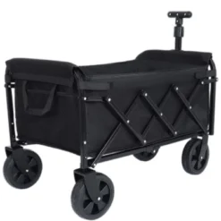 Expandable Dual-Layer Utility Wagon With 100% Extra Space - Grocery CartBlack -OUTSUNNY Sale Store GUEST adc75420 b396 4779 a0ee e3ebc4e53089