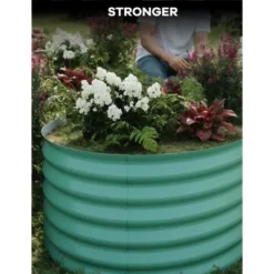 2 Pack Steel Raised Garden Bed 10x4x1.5ft,Metal Deep Root Planter Box For Vegetables Flowers Herbs,Large Oval Garden Planting Bed,Easy To Assembly -OUTSUNNY Sale Store GUEST adfcce83 2e45 40c3 ad03 605011e988a7