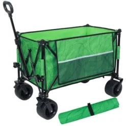 HTUTWOO Collapsible Folding Outdoor Utility Cart Wagon With Bonus Picnic Mat - All-Terrain Beach Wheels, Drink Holders Holds Up To 480 Pounds 20 HTUTWOO Collapsible Folding Outdoor Utility Cart Wagon With Bonus Picnic Mat - All-Terrain Beach Wheels, Drink Holders Holds Up To 480 Pounds -OUTSUNNY Sale Store GUEST aec9f22f f056 48a8 8c9b af2899dac557