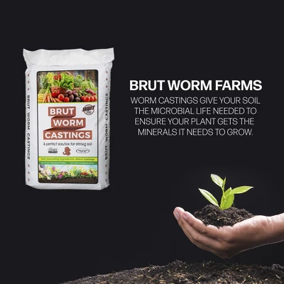 Brut Worm Farms Organic Worm Castings Soil Builder 4 Brut Worm Farms Organic Worm Castings Soil Builder - Image 4