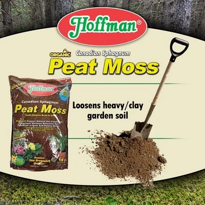 Hoffman Canadian Sphagnum Peat Moss Soil Conditioner To Improve Moisture Retention And Aeration, 18qt 4 Hoffman Canadian Sphagnum Peat Moss Soil Conditioner To Improve Moisture Retention And Aeration, 18qt - Image 4