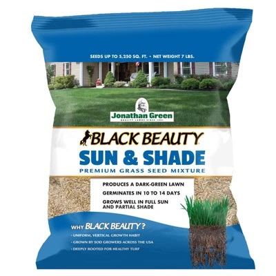 Jonathan Green Black Beauty Sun & Shade Mixed Partial Shade/Sun Grass Seed 7 Lb 1 Jonathan Green Black Beauty Sun & Shade Mixed Partial Shade/Sun Grass Seed 7 Lb