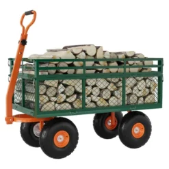 500lbs Steel Garden Cart Heavy Duty Mesh Steel Utility Outdoor Wagon With Removable Sides 180° Rotating Handle 10 Inch Tires,Black 18 500lbs Steel Garden Cart Heavy Duty Mesh Steel Utility Outdoor Wagon With Removable Sides 180° Rotating Handle 10 Inch Tires,Black -OUTSUNNY Sale Store GUEST b349593a e134 46f8 90ad 857723479ae5