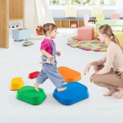 Costway 5 Pcs Balance Stepping Stones For Kids With Non-Slip Surface And Edging -OUTSUNNY Sale Store GUEST b55b2524 3893 41b2 9b02 7b52841e9419