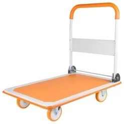 Platform Truck Dolly Large Foldable Moving Cart For Easy Mobile Storage, 360 Degree Swivel Wheels 660 Lbs Weight Capacity -OUTSUNNY Sale Store GUEST b8a0b72e ec4a 4ee0 961c becc758b6a80