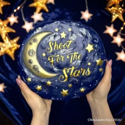 Shoot For The Stars Stepping Stone, 9.5" Galactic Moon And Stars Space Themed Gift| OrnamentallyYou -OUTSUNNY Sale Store GUEST b8b83ae7 0f7a 4aaf 9cdc ebe8b0a74ed9