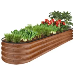 Best Choice Products 8x2x1ft Outdoor Metal Raised Oval Garden Bed, Planter Box For Vegetables, Flowers 16 Best Choice Products 8x2x1ft Outdoor Metal Raised Oval Garden Bed, Planter Box For Vegetables, Flowers -OUTSUNNY Sale Store GUEST b99e12f5 fe77 4bc6 b169 d75f9d85c6ef