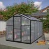 Greenhouse For Outdoors, Walk In Greenhouse With Lockable Door, Ventilation Window And Aluminum Frame For Backyard Balcony Garden Sunroom