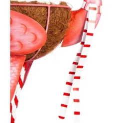 Evergreen 39"H Metal Winter Flamingo Planter W/Santa Hat -OUTSUNNY Sale Store GUEST c20ca795 3cef 4b36 be5f 23d75879ff5f