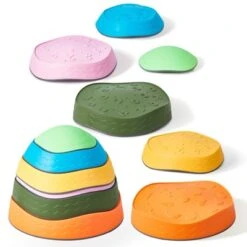 VEVOR Balance Stepping Stones For Kids, 6 PCS, Up To 220 Lbs, Non-Slip Toddlers Sensory Stepping Stones, Toys For Children Aged 3 4 5 6 7 8+ -OUTSUNNY Sale Store GUEST c2328011 0f65 43bf bbe7 a39edb2c3a4a