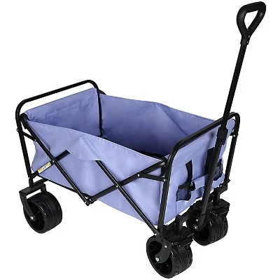 100L Collapsible Folding Beach Wagon Cart With 220Lbs Large Capacity, Wagons Carts Heavy Duty Foldable With Big Wheels For Sand, Garden, Camping 12 100L Collapsible Folding Beach Wagon Cart With 220Lbs Large Capacity, Wagons Carts Heavy Duty Foldable With Big Wheels For Sand, Garden, Camping - Image 12