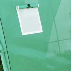 Outsunny 6' X 6' X 6.6' Hoop House Greenhouse With Sandbags And Hemmed PE Cover, Portable Walk-In Tunnel Green House With 2 Doors -OUTSUNNY Sale Store GUEST c7908151 b3d9 46b5 a231 a1fc43e61895