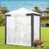 EAGLE PEAK 8x8 Portable Walk In Greenhouse , Heavy Duty Pop Up Green House, Front Roll Up Zipper Entry Door And Mesh Windows
