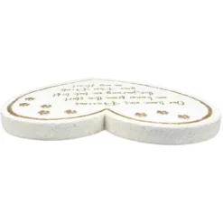 Pavilion Gift Company - Pawprints - 11" Heart Garden Stone - Stepping Stones And Pathways -OUTSUNNY Sale Store GUEST ca6e09ae 7ad7 43b7 8a92 ec8301154c32