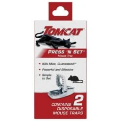 Tomcat 2pk Press 'N Set Mouse Trap: Easy-to-Use, No Assembly Required, Indoor & Outdoor Rodent Control -OUTSUNNY Sale Store GUEST cb007d64 2cc4 414a b85f db3f3c3f4e17