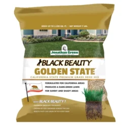 Jonathan Green Black Beauty Golden State Mixed Sun Or Shade Grass Seed 7 Lb