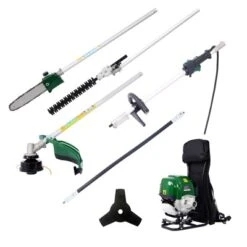 Multi-Functional Trimming Tool With Backpack, 38cc 4-Cycle Garden Tool System With Gas Pole Saw, Hedge Trimmer, Brush Cutter, Grass Trimmer -OUTSUNNY Sale Store GUEST d22680b2 989d 4916 aeed 500e6c156de7