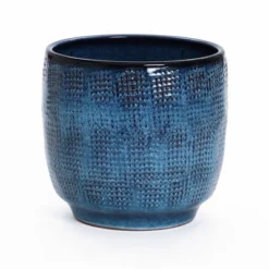 LuxenHome 12-Inch Ocean Blue Ceramic Planter Indoor Outdoor Plant Pot With Drainage Hole And Plug Modern Glazed Round Flower Pot Planter 15 LuxenHome 12-Inch Ocean Blue Ceramic Planter Indoor Outdoor Plant Pot With Drainage Hole And Plug Modern Glazed Round Flower Pot Planter -OUTSUNNY Sale Store GUEST d2380d16 53f6 43e4 bd68 048ce7ba6979
