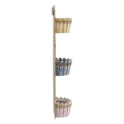 35" X 10" Wooden Rectangle Triple Wall Planter - Nearly Natural -OUTSUNNY Sale Store GUEST d61c8032 395b 414e 875f 206ff6087da4