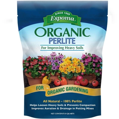 Espoma Organic Perlite, For Improving Heavy Soils For Organic Gardening, Helps Loosen And Aerate Heavy Soils, Prevent Compaction, 8qt 3 Espoma Organic Perlite, For Improving Heavy Soils For Organic Gardening, Helps Loosen And Aerate Heavy Soils, Prevent Compaction, 8qt - Image 3