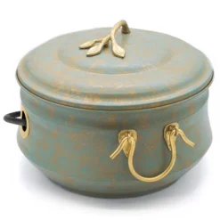 Steel Sedona Hose Pot With Lid - Green - Good Directions -OUTSUNNY Sale Store GUEST d8254ee1 17d4 4c27 a89d fd30d3ffb201