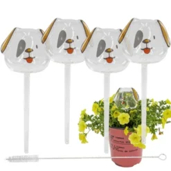 5 Star Super Deals Automatic Self Watering Glass Plant Puppy Dog Globes - Drip Irrigation Ideal For Vacation Plant Care, Indoor/Outdoor -OUTSUNNY Sale Store GUEST d9a26f41 15b1 426c b893 1e43aa42586b