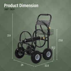 FDW Hose Reel Hold Up To 300 Ft Heavy Duty Garden Hose Reel For Garden Lawn Yard -OUTSUNNY Sale Store GUEST da5bf74a 4557 4bb7 8eaa 79afeb6dd672