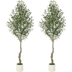 Faux Olive Tree With Moss And Planter Pot, Realistic Olive & Leaves Artificial Tree Tall Plants For Home Yard Office Decor Indoor Outdoor 22 Faux Olive Tree With Moss And Planter Pot, Realistic Olive & Leaves Artificial Tree Tall Plants For Home Yard Office Decor Indoor Outdoor -OUTSUNNY Sale Store GUEST dabaa320 9bff 4729 9d3f b1197a5723b8