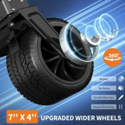 Wagon Cart, Folding Utility Heavy Duty Wagons Carts For Camping, All Terrain Beach Wagons Extended With Cup Holders, 500Lbs Weight Capacity -OUTSUNNY Sale Store GUEST db724a37 33d0 4feb 86a2 5d6e14744987