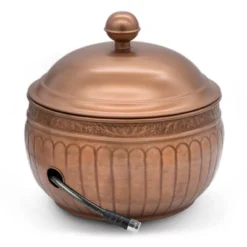 La Jolla Copper Finish Hose Pot With Lid - Good Directions -OUTSUNNY Sale Store GUEST db93bede fa6a 4703 917f 3726e79a0902