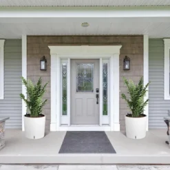 Round Planter Set Of 2, Self Watering Pots For Indoor Plants, Large Flower Pot Outdoor With Built-in Drainage And A Water Level Monitor -OUTSUNNY Sale Store GUEST dccc650e 637a 496c 87a7 67885f07b6a6