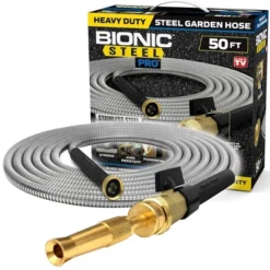 Bionic Steel Pro 304 Stainless Steel Metal Garden Hose With Brass Nozzle -OUTSUNNY Sale Store GUEST de03eee4 6de5 46a9 8efc 03cd68acf93c