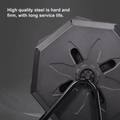 Swtroom Outdoor Plastic Dual Chamber 360 ⁰ Tumbling Composter Bin For Garden Kitchen Yard 35 Gallon