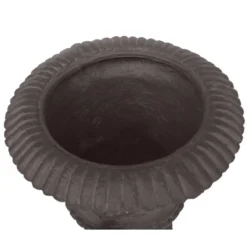 29" Planter Adonis Lightweight Concrete Patio Urn Gray - Christopher Knight Home: Pedestal, Decorative, Roman Design -OUTSUNNY Sale Store GUEST df862d58 7448 43a9 93b2 e0fa19c1e470