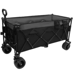 51-inch Extended Heavy-Duty Foldable Utility Wagon - 480lbs Capacity, Patented Ultra-Stable Frame, 1:6 Space-Saving Fold & 7" All-Terrain Wheels -OUTSUNNY Sale Store GUEST e150299b 6318 46d3 bbce 1e10bdea0aad