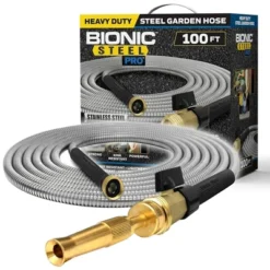 Bionic Steel Pro 304 Stainless Steel Metal Garden Hose With Brass Nozzle -OUTSUNNY Sale Store GUEST e353ae4f 125f 4b7c ad90 54e2c2c9d2cf