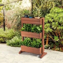 3-Tier Raised Garden Bed Vertical Freestanding Elevated Planter Patio Balcony -OUTSUNNY Sale Store GUEST e3cb69e6 515c 413d 8d6f bb6d2a31e874