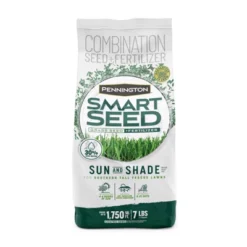 Pennington Smart Seed, Grass Seed And Fertilizer, For Southern Tall Fescue Lawns - Case Of 4 - 7 Lb