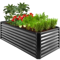 Best Choice Products 6x3x2ft Outdoor Metal Raised Garden Bed, Planter Box For Vegetables, Flowers, Herbs -OUTSUNNY Sale Store GUEST e8409842 b8e7 4865 99b0 411b1d1055a2