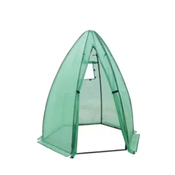 Portable Hexagonal Greenhouse For Outdoor Plants, Heavy Duty PE Cover, Zippered Door & Mesh Window, Plant Protection From Animals & Weather -OUTSUNNY Sale Store GUEST e9ed6385 ea1d 464e 9334 8c87f03b56c2