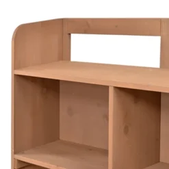 50”W Garden Potting Bench Table, Outdoor Patio Workstation With Hutch, Drawer And Adjustable Shelves, Fir Wood Frame, Brown/White/Natural-ModernLuxe -OUTSUNNY Sale Store GUEST edac3c72 badf 4b24 ac1d f8208f4e4430