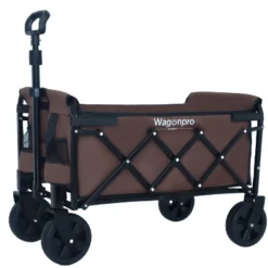Expandable Dual-Layer Utility Wagon With 100% Extra Space - Grocery CartSupports 225lbs, Brown -OUTSUNNY Sale Store GUEST ee023104 b361 45ed 9732 4e4dc5380649