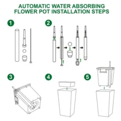 22" Tall Planters Set Of 2, Outdoor&Indoor High Front Porch Planter Pots With Drainage Holes&Water Level Monitor&Inner Bucket, Automatic Watering 15 22" Tall Planters Set Of 2, Outdoor&Indoor High Front Porch Planter Pots With Drainage Holes&Water Level Monitor&Inner Bucket, Automatic Watering -OUTSUNNY Sale Store GUEST ef87e16d 93ef 49ad ab72 0c01c274f98e