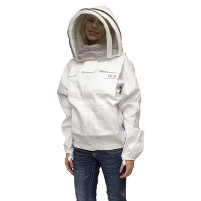 Harvest Lane Honey Beekeeping Jacket, Protective Beekeeper Clothing With 4 Pockets And Fencing Veil Bug Net Hat, Unisex Sizing, Large 5 Harvest Lane Honey Beekeeping Jacket, Protective Beekeeper Clothing With 4 Pockets And Fencing Veil Bug Net Hat, Unisex Sizing, Large - Image 5