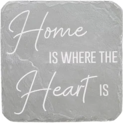 Pavilion Gift Company - Home Is Where - 7.75" X 7.75" Garden Stone - Stepping Stones And Pathways -OUTSUNNY Sale Store GUEST f45eb660 d116 4436 bf20 89454779aae2