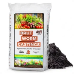 Brut Worm Farms All Organic Fertilizer Worm Castings Filled With Nutrients And Minerals For A Variety Of Indoor & Outdoor Plants, 30 Pounds (1 Pack) -OUTSUNNY Sale Store GUEST f468ac12 2502 4f04 8867 9b3e80295def