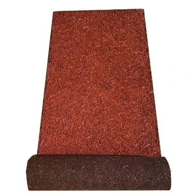 Reversible Rubber Mulch Landscaping Mat Red/Brown - Backyard Expressions 1 Reversible Rubber Mulch Landscaping Mat Red/Brown - Backyard Expressions