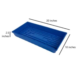 SUNPACK 10” X 20” Mega Plastic Seed Starting Tray, Blue, 2.5” -OUTSUNNY Sale Store GUEST f7ba67bc a8fb 46ae 845c 35ee95b17e08