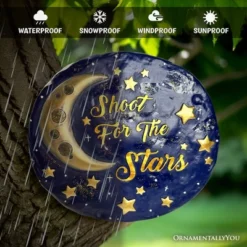 Shoot For The Stars Stepping Stone, 9.5" Galactic Moon And Stars Space Themed Gift| OrnamentallyYou -OUTSUNNY Sale Store GUEST fb168e29 29d8 4e65 a757 e06a828018a0